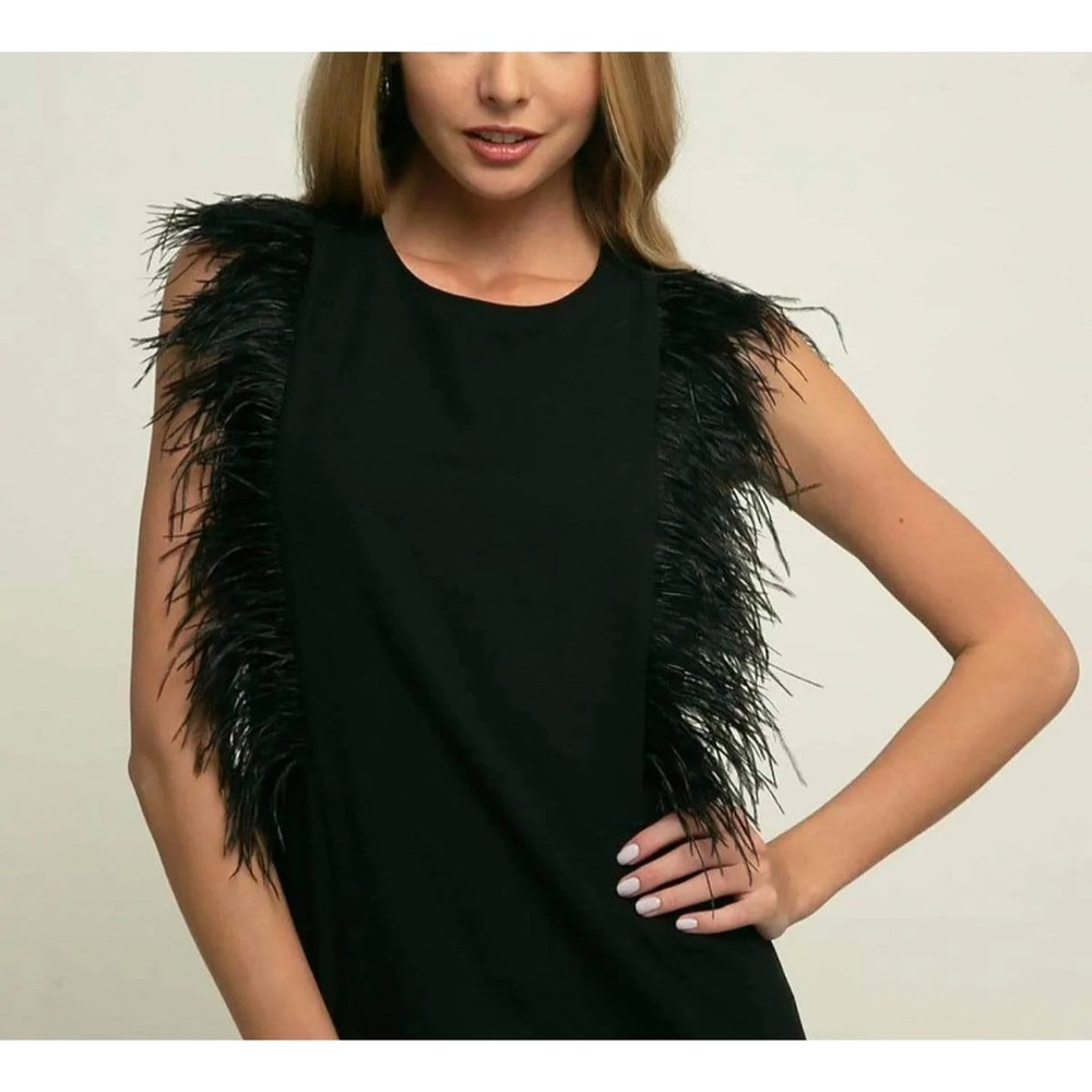 Ostrich Feather Top
